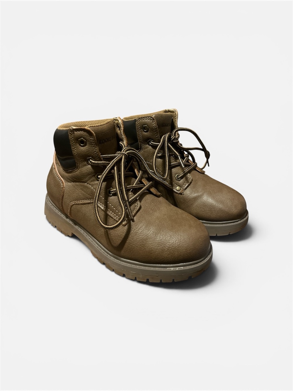 Eddie Bauer Kids Brown Lace-Up Boots